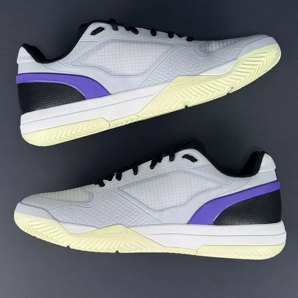 Wilson Rush Pro 5 SAMPLE Men's Tennis Shoes 10 Size WRS33853S White/Black/Purple